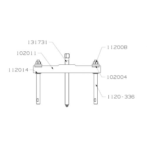 EXTRACTOR FORZA SERIE 1100S DE 2 ALARGADERAS
